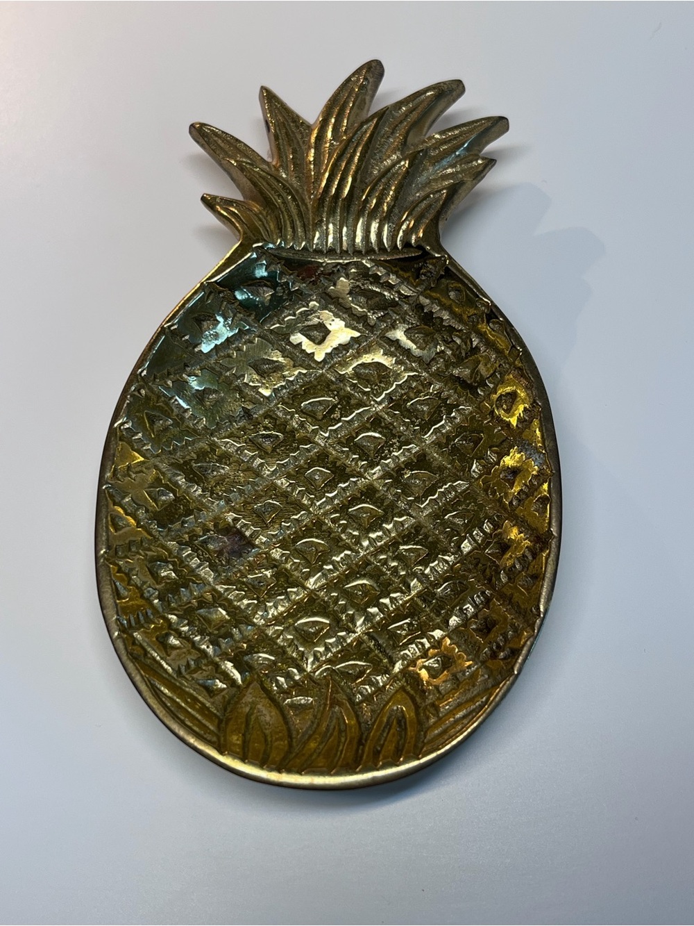 Anthropologie Gold Pineapple trinket dish